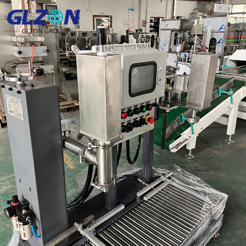 GLZON 20L Jerrycan Filling Machine close-up view