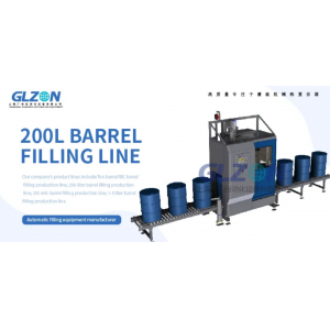 Automatic Meter Filling Line for Filling 200L Drum Liquid/Glacial Acetic Acid/Epoxy Resin