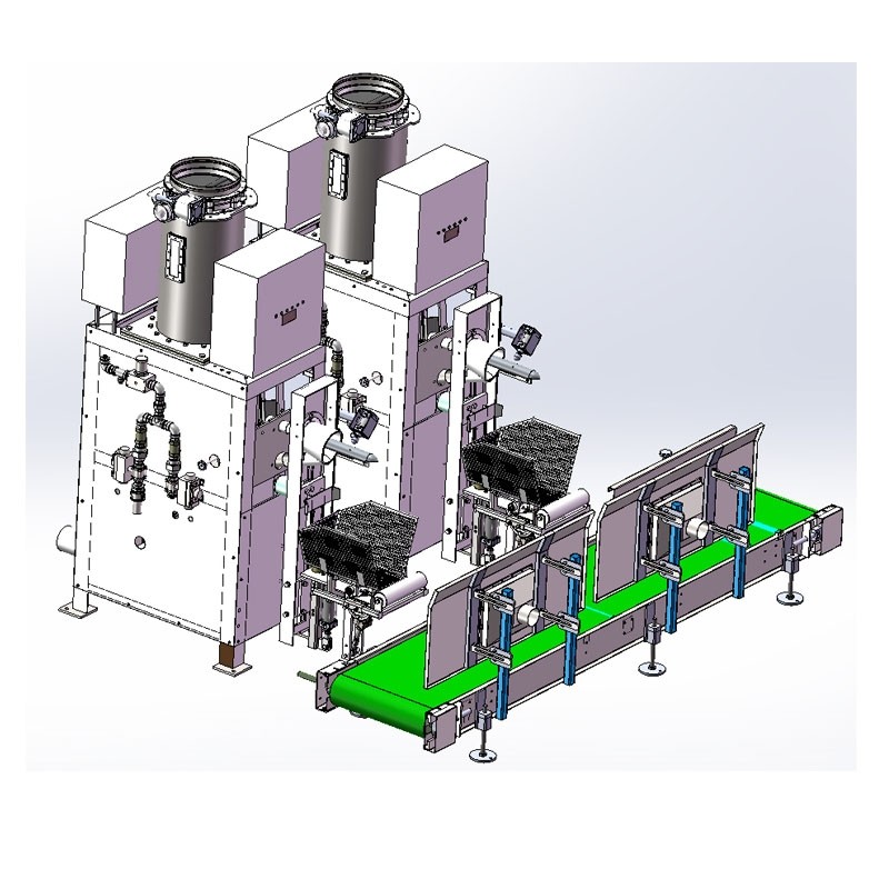 自動套袋氣浮式石膏砂漿包裝機(jī)